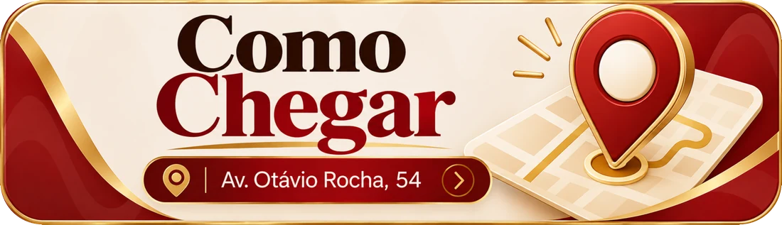 Como chegar. Av. Otávio Rocha, 54.
